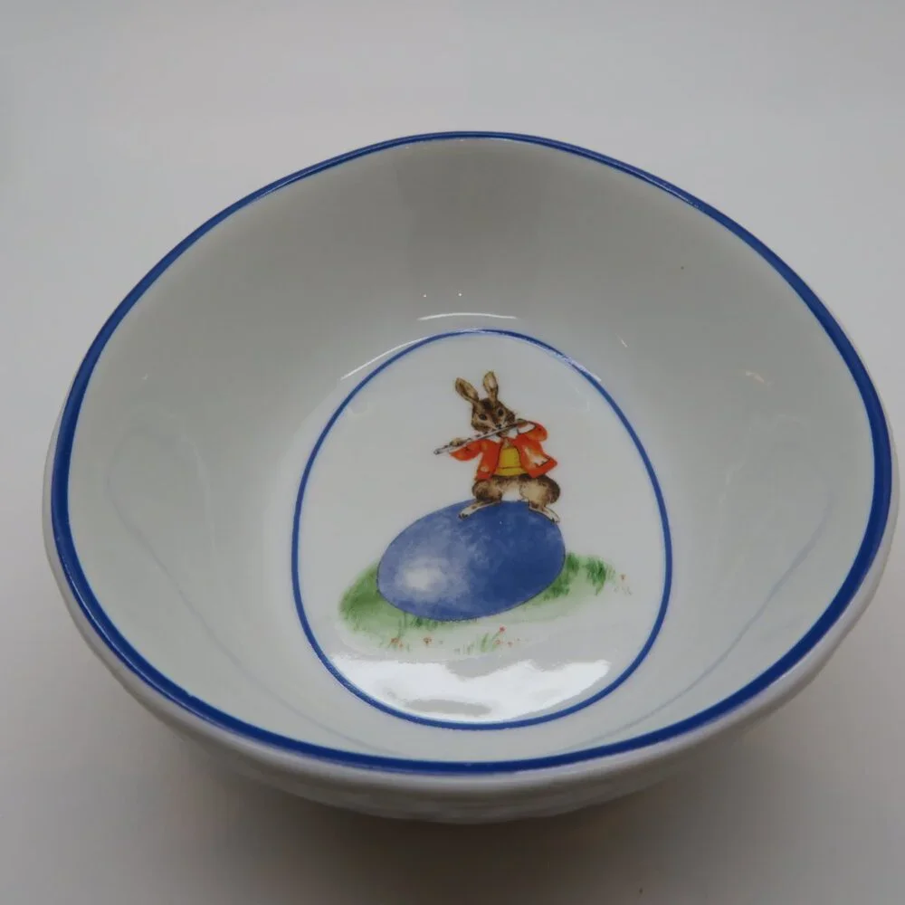 Williams Sonoma Bunny Rabbit Ceramic Ramekins Set of 3